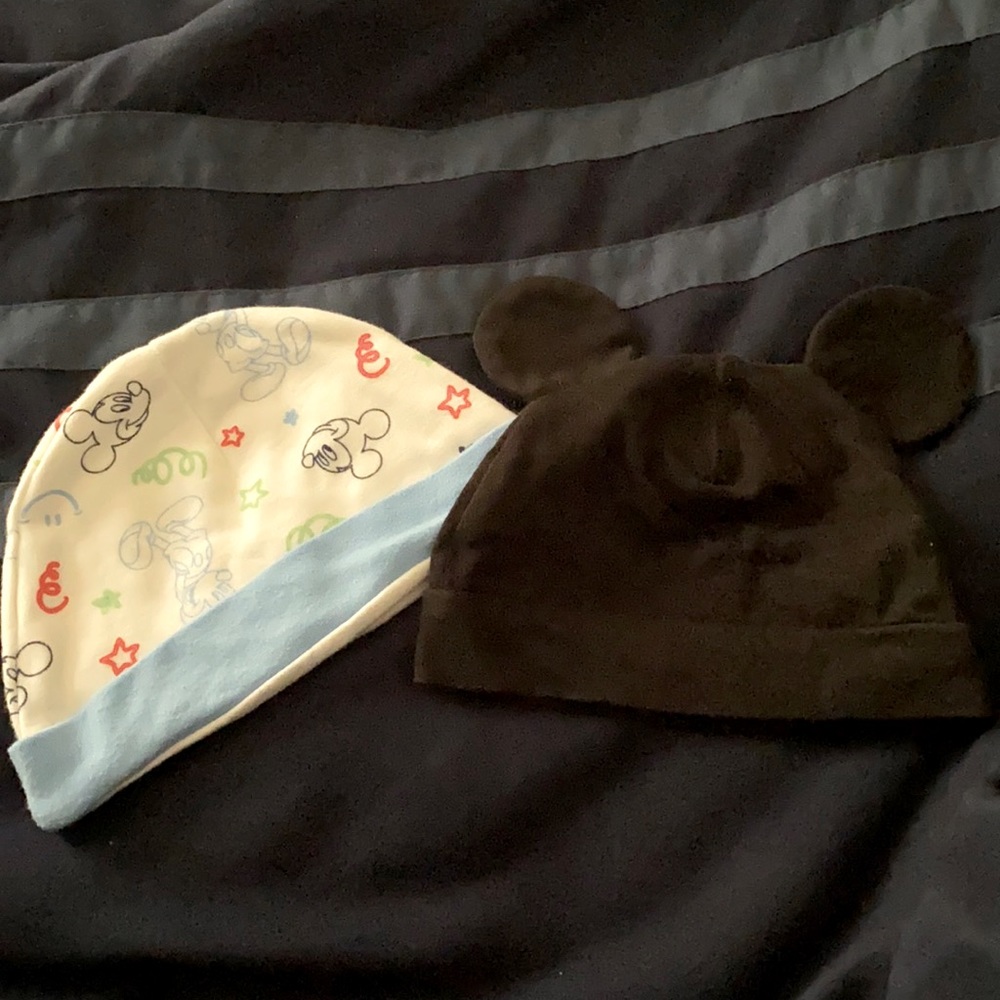 Baby hats Mickey Mouse themed